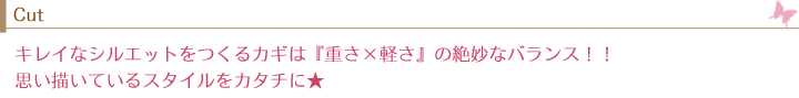 カットメニュー